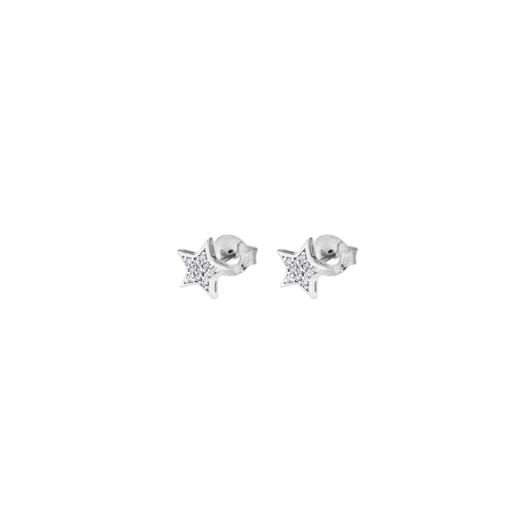 Boucles d'oreilles Lotus Silver