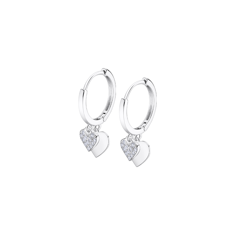 Boucles d'oreilles Lotus Silver