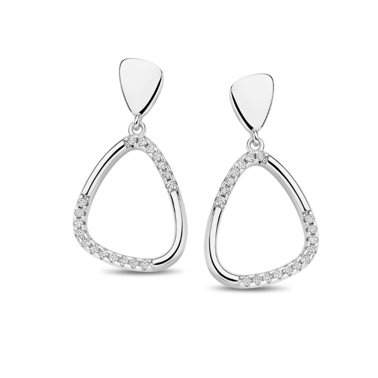 Boucles d'oreilles Silver Rose