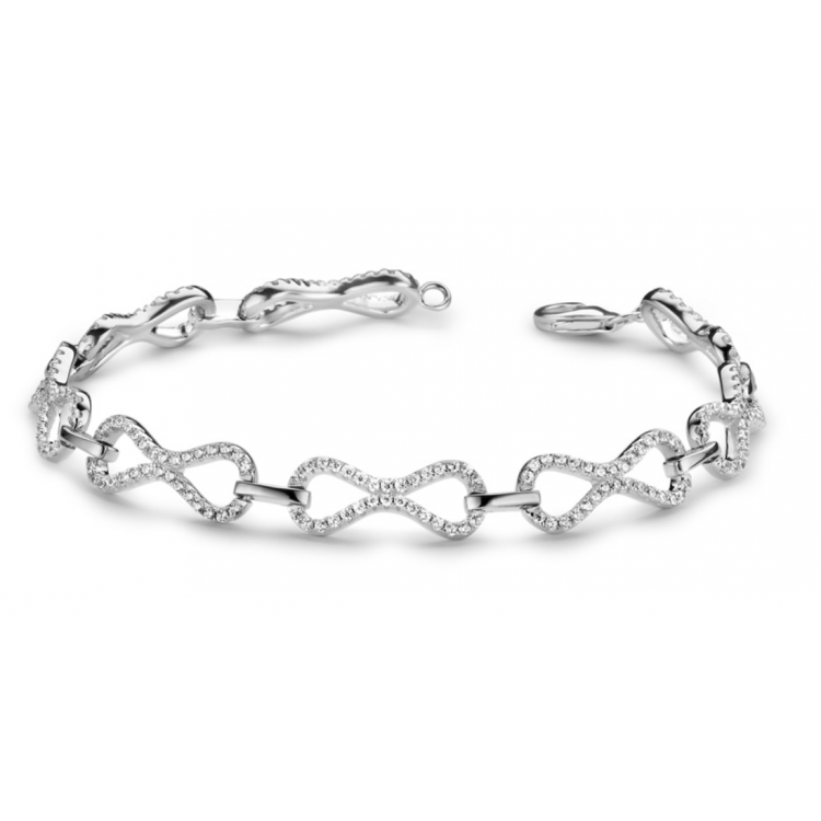 Bracelet Silver Rose