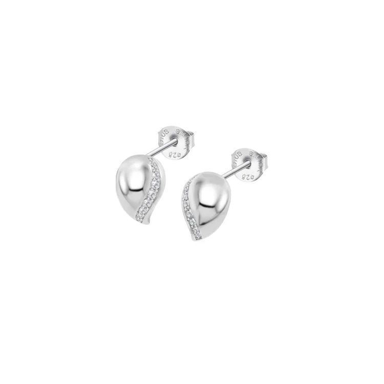 Boucles d'oreilles Lotus Silver