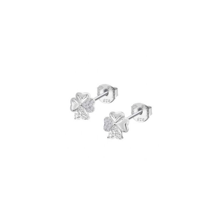 Boucles d'oreilles Lotus Silver