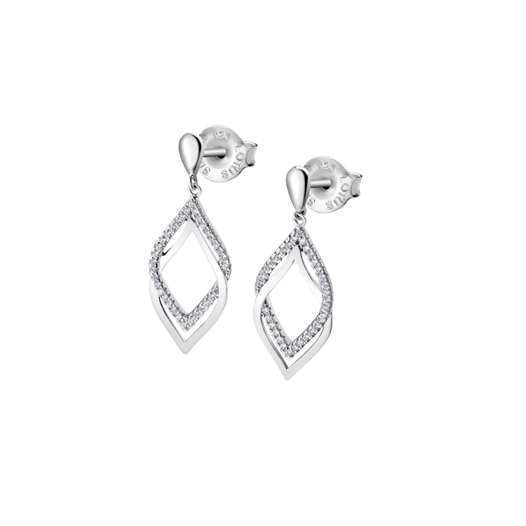 Boucles d'oreilles Lotus Silver